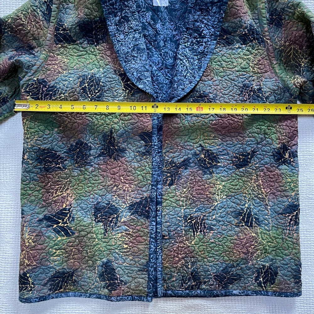 Handmade Quilt Jacket / Fall Coat - Picture 6 of 7